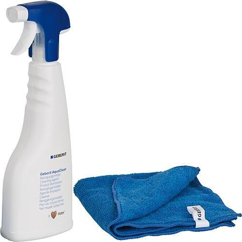Geberit Reinigungsset Aquaclean Reinigungsmittel und Mikro- fasertuch